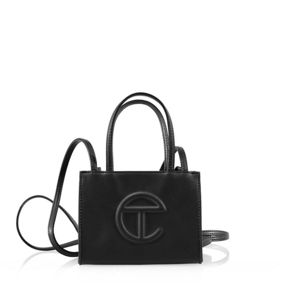 TELFAR Shopping bag in black small